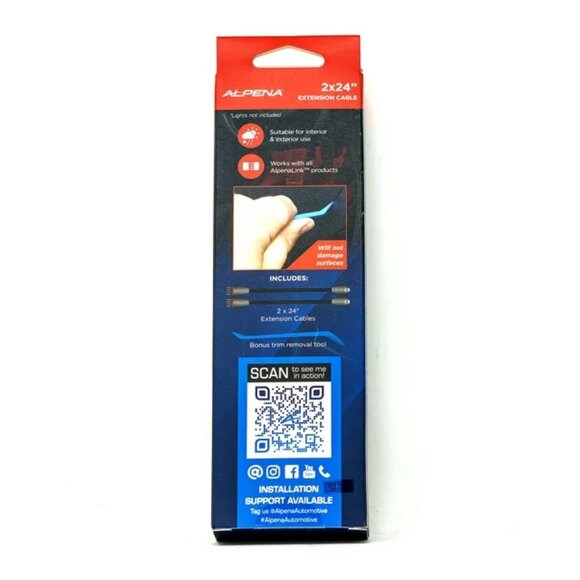 Alpena AlpenaLink 2x24" Wire Extensions for Alpena LED Light Strips - Picture 6 of 6